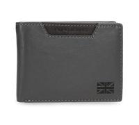 Pepe Jeans Indiana Cartera Horizontal Gris 11x8x1 cms Piel by Joumma Bags