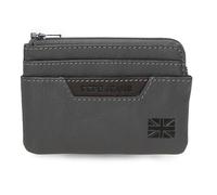 Pepe Jeans Indiana Monedero con Tarjetero Gris 11x7x1,5 cms Piel by Joumma Bags