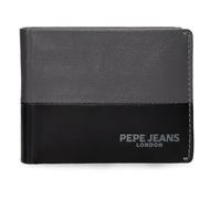Pepe Jeans Ithaca Billetero con Monedero Gris 11x8x1 cms Piel by Joumma Bags
