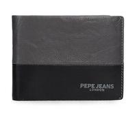 Pepe Jeans Ithaca Billetero con Tarjetero Gris 12,5x9,5x1 cms Piel by Joumma Bags