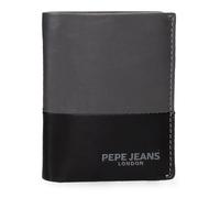 Pepe Jeans Ithaca Cartera Vertical Gris 8,5x10,5x1 cms Piel by Joumma Bags
