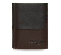 Pepe Jeans Ithaca Cartera Vertical Marrón 8,5x10,5x1 cms Piel by Joumma Bags