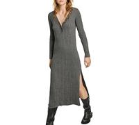Pepe Jeans Izabel Dress Vestido, Gris (Dark Grey Marl), L para Mujer