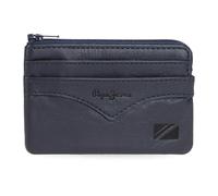Pepe Jeans Jacket Monedero Azul 11x7x1,5 cms Piel by Joumma Bags