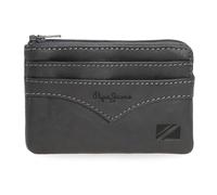 Pepe Jeans Jacket Monedero Gris 11x7x1,5 cms Piel by Joumma Bags