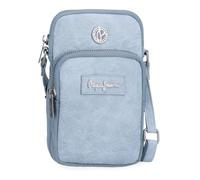Pepe Jeans Jana Bandolera Azul 11x17,5x4 cms Poliéster con Detalles en Piel Sintética by Joumma Bags