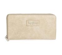 Pepe Jeans Jana Billetero con Tarjetero Beige 19,5x10x2 cms Poliéster con Detalles en Piel Sintética by Joumma Bags