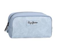 Pepe Jeans Jana Neceser Azul 17x9x6,5 cms Poliéster con Detalles en Piel Sintética by Joumma Bags