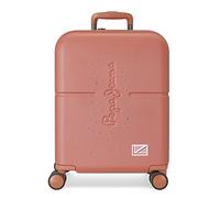 Pepe Jeans Jane Maleta de cabina, Rojo, Rígida, 4 Ruedas dobles