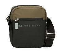 Pepe Jeans Jarvis Bandolera Mediana Verde 17x22x6 cms Piel Sintética y Poliéster L by Joumma Bags