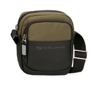 Pepe Jeans Jarvis Bandolera Pequeña Verde 15x19,5x6 cms Piel Sintética y Poliéster L by Joumma Bags