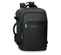 Pepe Jeans Jarvis Maleta de Cabina Verde 25x40x17 cms Piel Sintética y Poliéster 17L 1 kgs Equipaje Mano by Joumma Bags