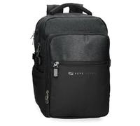 Pepe Jeans Jarvis Mochila para Portátil Verde 28x40x16 cms Piel Sintética y Poliéster 17,92L by Joumma Bags