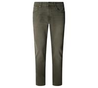 Pepe Jeans Jeans cónicos Stanley para Hombre, Verde (Verde Militar), 34W/32L, Verde (Verde Militar), 34W / 32L