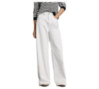 Pepe Jeans Jeans de Pierna Ancha para Mujer Uhw, Blanco (Denim - Tc5), 30W / 34L