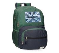 Pepe Jeans Jebb Mochila Portátil 15,6 Pulgadas Verde 33x46x17 cms Poliéster 22,77L by Joumma Bags