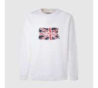 Pepe Jeans Ruwan Sudadera Hombre, Blanco (White), M