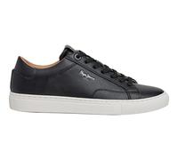 Pepe Jeans Joe BasicSneak - Tenis para Hombre, Black, 45 EU