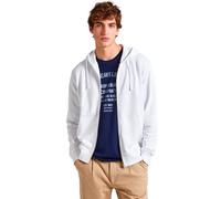 Pepe Jeans Joe Zip Sudadera con Capucha para Hombre, Blanco (White), S