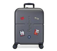 Pepe Jeans Kay Maleta de cabina Azul 40x55x20 cms Rígida ABS Cierre TSA integrado 37L 3,22 kgs 4 Ruedas dobles Equipaje de Mano