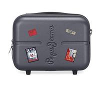 Pepe Jeans Kay Neceser Adaptable con Bandolera Azul 29x21x15 cms Rígido ABS 9,14L 2,52 kgs