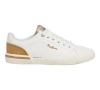 Pepe Jeans Kenton Campus W - Tenis para Mujer, Blanco Roto, 6 UK