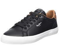 Pepe Jeans Kenton Court M, Zapatilla Hombre, Negro, 41 EU