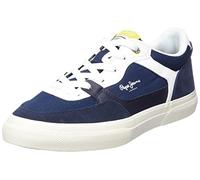 Pepe Jeans Kenton Master - Tenis de Malla para Hombre, Navy, 40 2/3 EU