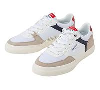 Pepe Jeans Kenton Master - Tenis de Malla para Hombre, White, 43 EU