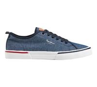 PEPE JEANS Kenton Smart Chambray M, Zapatilla Hombre, Azul (564Chambray), 45 EU