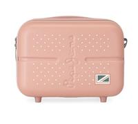 Pepe Jeans Laila Neceser Adaptable con Bandolera Rosa 29x21x15 cms Rígido ABS 9,14L
