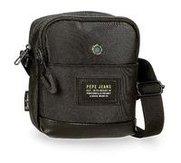 Pepe Jeans Leighton Bandolera Pequeña Negro 12x16x3,5 cms Poliéster