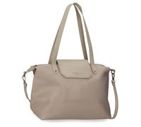 Pepe Jeans Leire Bolso Tote 15,6" Pulgadas Rosa 29x26x14 cms Poliéster y PU 10,5L by Joumma Bags