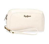 Pepe Jeans Lena Bolso de Mano Blanco 20x11x4 cms Piel sintética