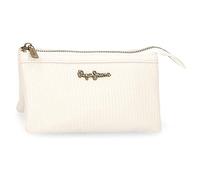 Pepe Jeans Lena Monedero Tres Compartimentos Blanco 17,5x9,5x2 cms Piel sintética