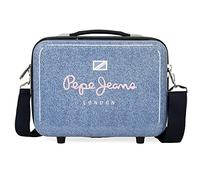 Pepe Jeans Lena Neceser Adaptable Azul 29x21x15 cms Rígido ABS 9,14L 0,63 kgs