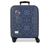 Pepe Jeans Lenay Maleta de Cabina Marino 40x55x20 cm Rígida ABS Cierre de combinación Integrado 37L 2,6kg 4 Ruedas Dobles Extensible Equipaje de Mano by Joumma Bags