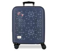 Pepe Jeans Lenay Maleta de Cabina Marino 40x55x20 cm Rígida ABS Cierre de combinación Integrado 37L 2,6kg 4 Ruedas Dobles Equipaje de Mano by Joumma Bags