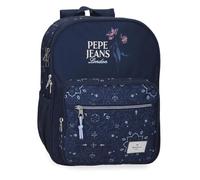 Pepe Jeans Lenay Mochila Adaptable a Carro Marino 30x40x13 cm Poliéster 15,6L by Joumma Bags