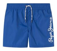 Pepe Jeans Logo Swimshort Pantalones Cortos, Azul, 8 años para Niños