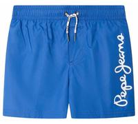 Pepe Jeans Logo Swimshort Pantalones Cortos, Azul (Bright Azul), 14 años para Niños