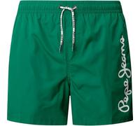 Pepe Jeans Logo Swimshort Pantalones Cortos, Verde (Verde Moro), S para Hombre