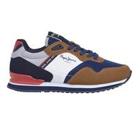 Pepe Jeans London Berg B - Tenis para niño, Marrón Toffee Brown, 33 EU