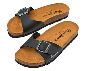 Pepe Jeans London Bio Single Champion B Sandalias Anatómicas de Ajuste Regular para Hombre, Lavado Azul