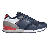 Pepe Jeans London Bright M - Tenis para Hombre, Azul Marino, 46 EU