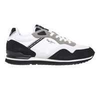 Pepe Jeans London Life M, Sneak Hombre, Negro Ebonised Grey, 47 EU