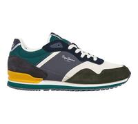 PEPE JEANS London Life M, Zapatilla Unisex Adulto, Khaki Green, 43 EU