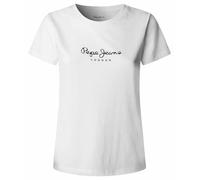 Pepe Jeans London Mae Camisa de Botones de algodón de Ajuste Regular para Mujer, Azul Lavado
