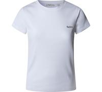 Pepe Jeans London Merida Camisa de Mujer de Ajuste Regular de algodón con Botones, Lavado Azul, Talla M