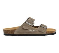 Pepe Jeans London Oban Suede W Sandalias Anatómicas de Ajuste Regular para Mujer, Lavado Azul